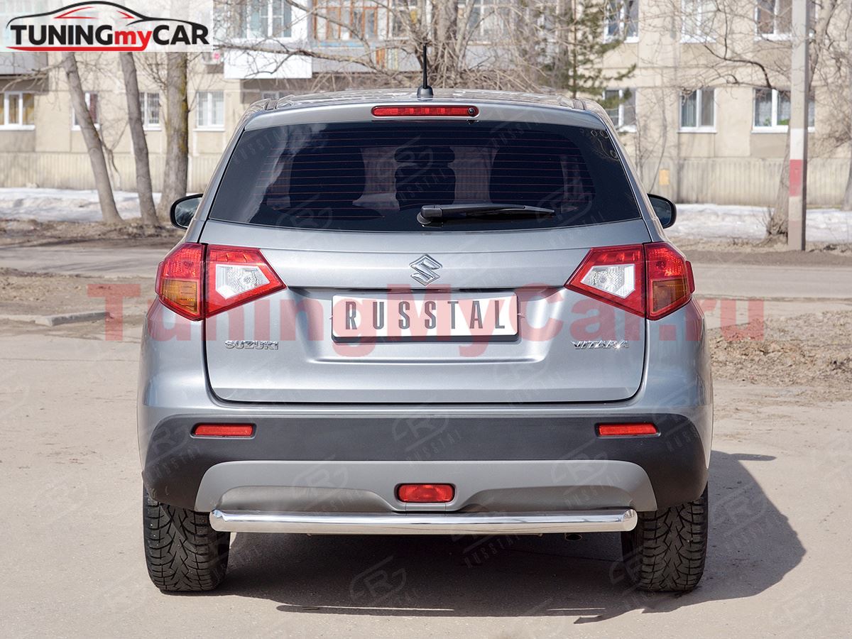 Защита заднего бампера D63 дуга для Suzuki Vitara 2015-