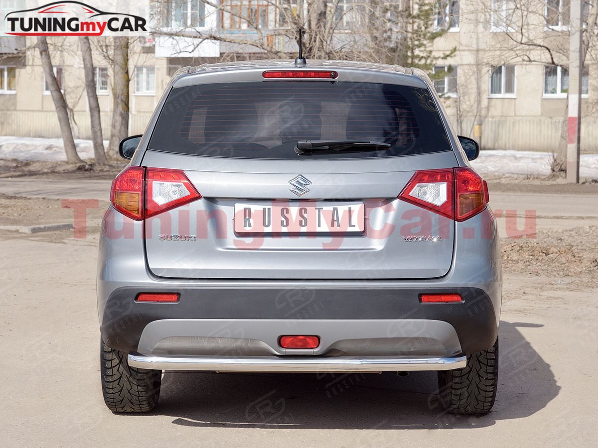 Защита заднего бампера D63 секции для Suzuki Vitara 2015-