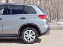 Защита заднего бампера D63 секции D42х2 прямая для Suzuki Vitara 2015-