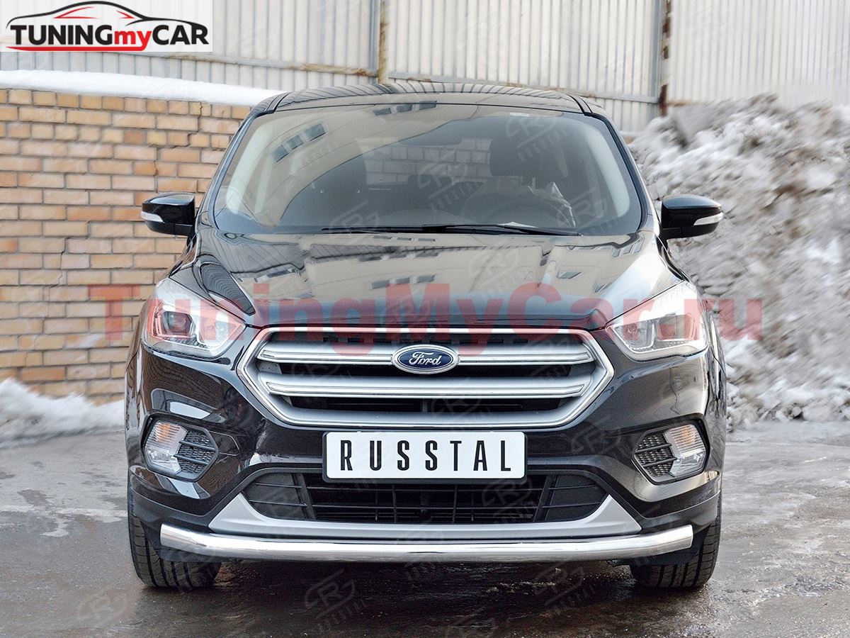 Защита переднего бампера D63 секции для Ford Kuga 2016-