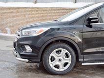Защита переднего бампера D63 секции-D75х42 дуга для Ford Kuga 2016-