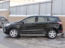 Пороги труба D63 (вариант 3) для Ford Kuga 2016-