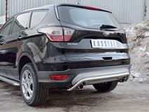 Защита заднего бампера D42 волна под машину для Ford Kuga 2016-