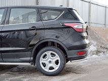 Защита заднего бампера уголки D42 дуга для Ford Kuga 2016-