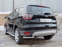 Защита заднего бампера уголки D42 дуга для Ford Kuga 2016-