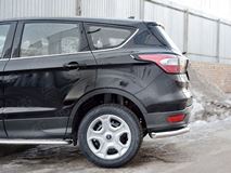 Защита заднего бампера уголки D63 секции для Ford Kuga 2016-