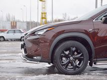 Защита переднего бампера D42 секции-D42 дуга для Lexus NX 200 2014 (кроме F-Sport)