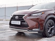 Защита переднего бампера D42 секции-D42 дуга для Lexus NX 200 2014 (кроме F-Sport)