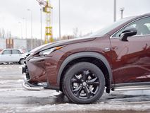 Защита переднего бампера D63 секции для Lexus NX 200 2014 (кроме F-Sport)