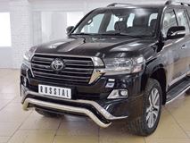 Защита переднего бампера D63 волна для Toyota Land Cruiser 200 2015 Executive