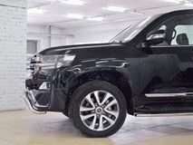 Защита переднего бампера D63 волна для Toyota Land Cruiser 200 2015 Executive