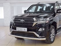 Защита переднего бампера D76 секции для Toyota Land Cruiser 200 2015 Executive
