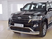 Защита переднего бампера D76 секции-D42 уголки для Toyota Land Cruiser 200 2015 Executive
