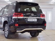 Защита заднего бампера D63 волна для Toyota Land Cruiser 200 2015 Executive