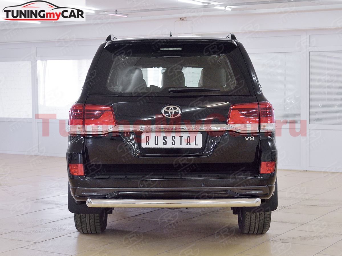 Защита заднего бампера D76 дуга для Toyota Land Cruiser 200 2016 Executive