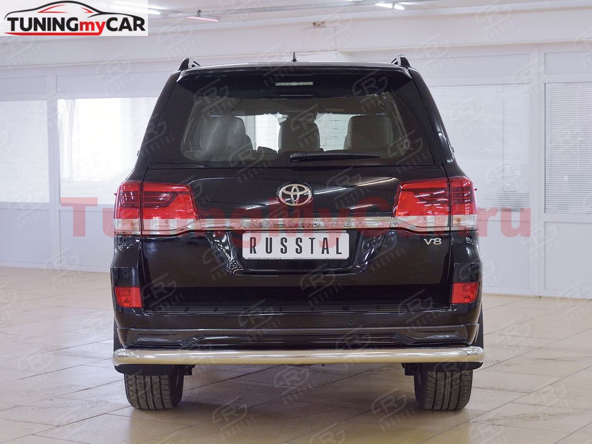Защита заднего бампера D76 секции для Toyota Land Cruiser 200 2015 Executive