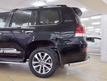 Защита заднего бампера D76 секции для Toyota Land Cruiser 200 2015 Executive