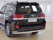  Защита заднего бампера D76 секции-D42 уголки для Toyota Land Cruiser 200 2015 Executive