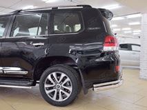 Защита заднего бампера уголки D76 секции-D42 секции для Toyota Land Cruiser 200 2015 Executive