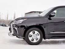 Защита переднего бампера D63 секция-D42 дуга для Lexus LX450d-LX570 2015-