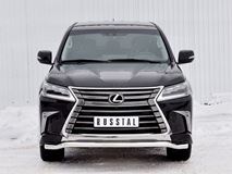 Защита переднего бампера D63 волна для Lexus LX450d-LX570 2015-