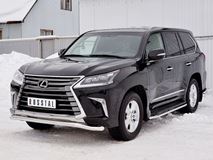 Защита переднего бампера D63 волна для Lexus LX450d-LX570 2015-
