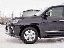 Защита переднего бампера D63 волна для Lexus LX450d-LX570 2015-