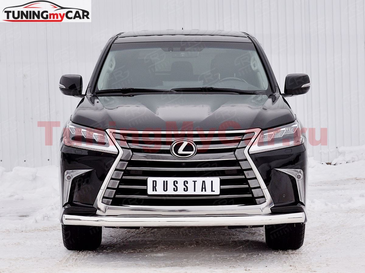 Защита переднего бампера D76 секция для Lexus LX450d-LX570 2015-