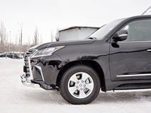 Защита переднего бампера D76 секция-D63 дуга для Lexus LX450d-LX570 2015-