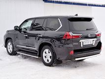 Защита заднего бампера D63 дуга для Lexus LX450d-LX570 2015-