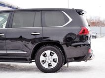 Защита заднего бампера D63 дуга для Lexus LX450d-LX570 2015-