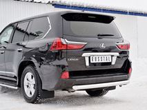 Защита заднего бампера D76 дуга для Lexus LX450d-LX570 2015-