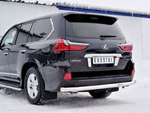 Защита заднего бампера D76 секции для Lexus LX450d-LX570 2015-