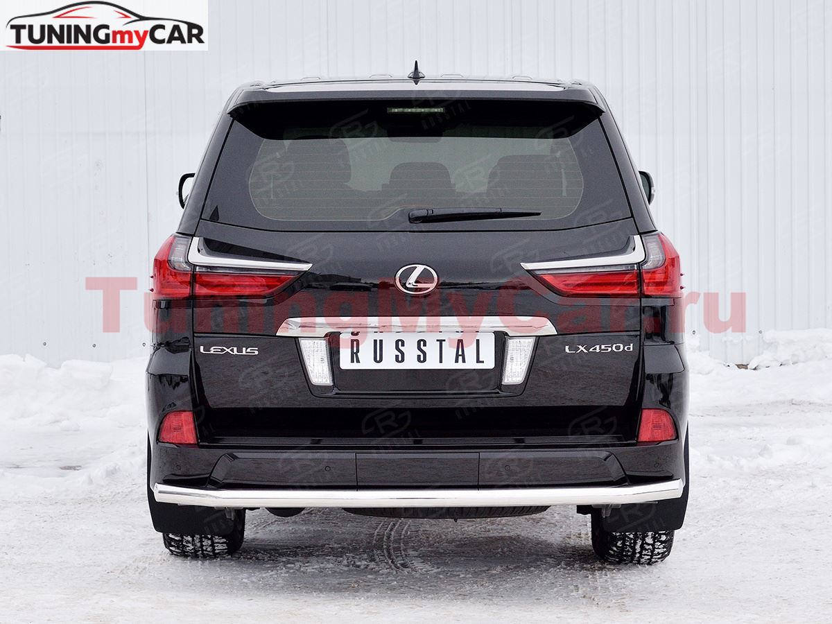 Защита заднего бампера D63 секции для Lexus LX450d-LX570 2015-