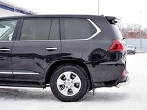 Защита заднего бампера D63 секции для Lexus LX450d-LX570 2015-
