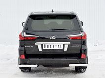 Защита заднего бампера уголки D63 секции для Lexus LX450d-LX570 2015-