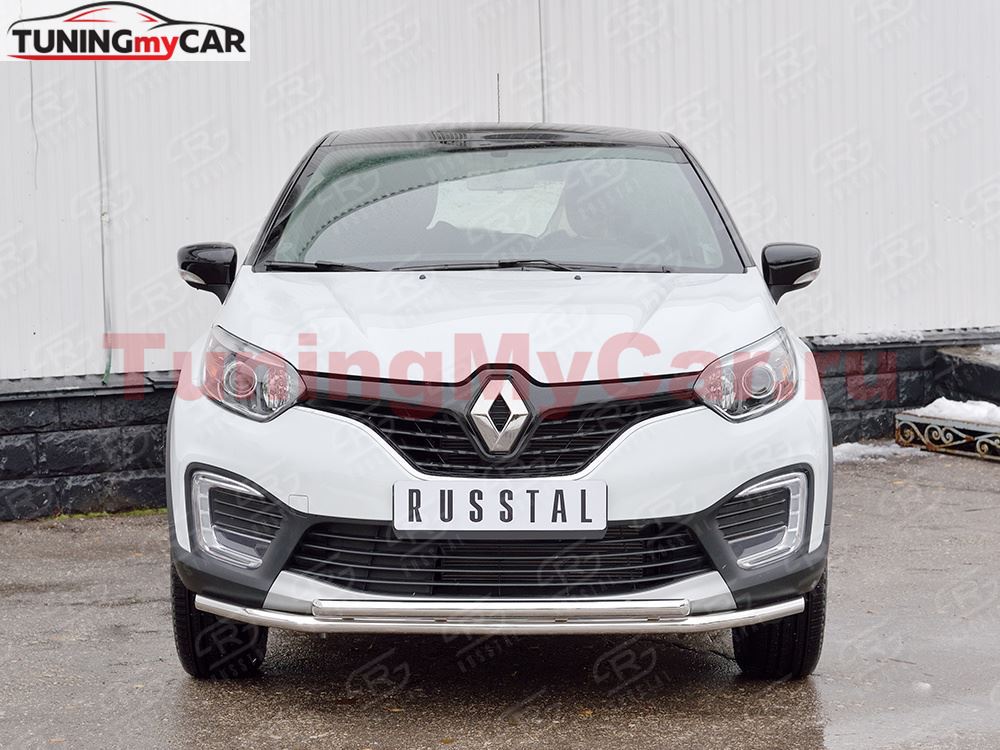 Защита переднего бампера D42 секция-D42 дуга для Renault Kaptur 2016