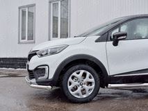 Защита переднего бампера D63 секция-D42 дуга для Renault Kaptur 2016