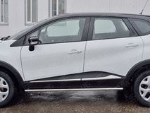 Пороги труба D42 (вариант 3) для Renault Kaptur 2016