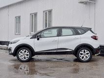 Пороги труба D42 (вариант 3) для Renault Kaptur 2016