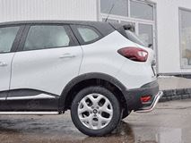 Защита заднего бампера D42 волна под машину для Renault Kaptur 2016