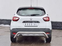 Защита заднего бампера D63 волна под машину для Renault Kaptur 2016