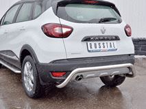 Защита заднего бампера D63 волна под машину для Renault Kaptur 2016