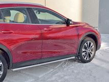 Пороги труба D42 (вариант 3) для Infiniti QX30 2016