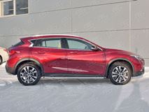 Пороги труба D42 (вариант 1) для Infiniti QX30 2016