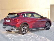 Защита заднего бампера D75х42 дуга-D75х42 дуга для Infiniti QX30 2016