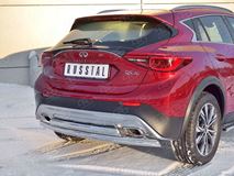 Защита заднего бампера D75х42 дуга-D75х42 дуга для Infiniti QX30 2016