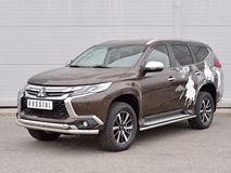 Защита переднего бампера D63 секция-D63 дуга для Mitsubishi Pajero Sport 2016