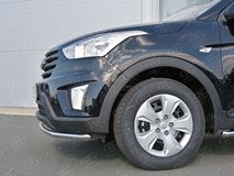 Защита переднего бампера D42 секция для Hyundai Creta 2016-