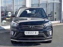 Защита переднего бампера D42 секция для Hyundai Creta 2016-